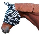 Vliegenmasker zebra paard/pony
