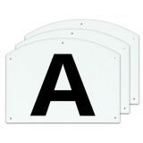 Show jump letters A/B/C - 27x20cm
